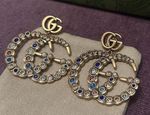 🌹💕🚚 ✅ Women’s Gucci Gold Multi Coloured GG Dangle Earrings Brand New W Box!