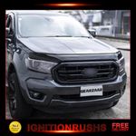 BONNET PROTECTOR STONE BUG BRA GUARD WIND DEFLECTOR FOR FORD RANGER 2016-2022