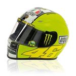 Valentino Rossi VR46 1:5 Scale Moto GP Mini Helmet Winter Test 2009