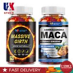 Male Enhancement Gummies Booster & Thicker Last Longer Stronger Bigger 60 Gummy