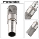 Stainless Steel Pump Fuel Gas Filter Efficient 19mm 20mm Hose Barb Strainer