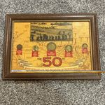 1944 Framed Coin Collection Display - 50th Anniversary Invasion of Normandy
