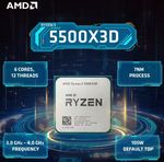 AMD Ryzen 5 5500X3D 6-Core 12-Thread CPU | AM4 | New OEM Tray Unit | UK Seller