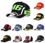 Motorcycle Racing Baseball Cap Embroidery Motorsport Sport Outdoor Adjustabl Hat