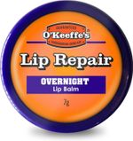 O'Keeffe's Lip Repair Balm Overnight 7g Pot Choice Of 1, 2 Or 3 Packs