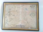1700/1800s John Speed hand coloured map of  Cardiganshire 15X20 