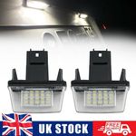 LED Licence Number Plate Light For Peugeot 206 207 306 307 406 407 CITROEN C3 C4