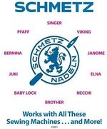 Sewing Machine Needles Schmetz,Organ,Janome 60,70,80,90,100