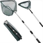 Foldable Fishing Landing Net Telescopic Aluminum Alloy Handle