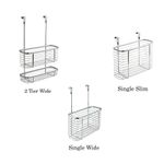 Over Door Hook Hanging Bathroom Shower Caddy Tidy Storage Rack Organizer Holder