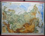 North Asia Vintage Mural Map Rollable Wall Chart
