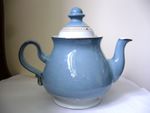 DENBY CASTILE 2 PINT TEA POT SECOND QUALITY GOOD USED CONDITION Q
