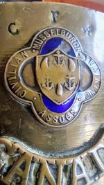 ORIGINAL WWI NAMED CANADIAN RFA TRENCH ART TOBACCO JAR. MUSSELBURGH CONNECTION?