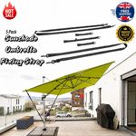 5 Pack Cantilever Umbrella Wind Stabilizer Strap Patio Umbrella Wind Protection