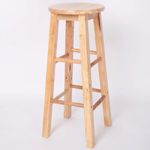 Wooden Pub Dining High Seat 60Cm Bar Stool Kitchen Breakfast Chair Seat UK STOCK