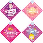 Princess on Board Personalised Girl Baby/Child Car Sign - Loads of designs! 