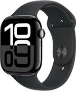 Apple Watch Series 10 GPS 46mm Smartwatch Jet Black Aluminium Black Band