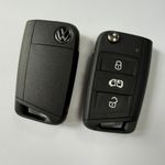 Volkswagen flip key fob 3 button remote GENUINE OEM MQB49 7C0959752J CRAFTER ETC