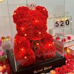 New Artificial Flower Eternal Rose Teddy Bear for Many Events