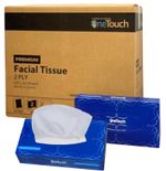 White Soft Tissue Facial Tissue Boxed Tissue Ideal for sensitive skin 100 sheet
