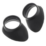 2pcs Binocular Eye Cups Replacement And Telescope Eyepiece Guard Cap Rubber