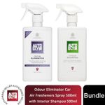 Autoglym Odour Eliminator Car Air Freshener 500ml & Interior Shampoo 500ml Set
