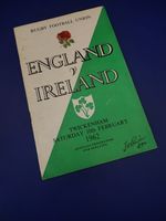 England v Ireland - Rugby International Programme 1962 - 10th February 1962