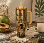 Stanley x FARM Rio 30oz Quencher H2.0 FlowState Tumbler Tropical Woods