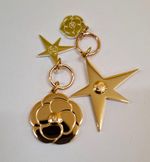 Chanel Charm 2025 Holiday set of 2 Camellia Comet Limited Edition