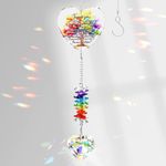 Arikyrist Glass Thank You Gifts for Women Men on Christmas Hanging Ornament