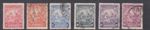 (F203-38) 1925 Barbados mix of 6stamps postage revenue &badge 1d to6d (AM) 