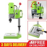 5 Speed 710W Pillar Bench Drill Press Stand Home Mini Drill Height Adjustable