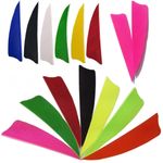 60pcs 3" Arrow Turkey Feather Natural Fletches Archery Left Right Wing Arrow DIY