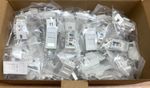 50x CAT6 RJ45 UTP Data Modules 25x50mm Fit in all Universal Faceplates White