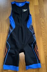SPEEDO FASTSKIN TRIATHLON TRI SPEED SKIN RACE SUIT CYCLING SINGLET size S