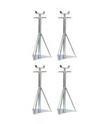 Static Caravan Very Large Axle Stands X4 Mobile Home Siting Chassis 17" - 22"