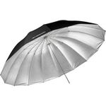 Westcott  7-Feet Silver with Black Cover Parabolic Umbrella 4633