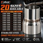 Universal Stainless Steel Exhaust Adapter Reducer for Car & Motorcycle – Multi