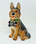 Goebel German Shepherd Dog Porcelain Figurine West Germany 30 089 6 3/4" Tall