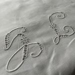 Antique French 100% Linen Trousseau Sheet Monogrammed Ladderwork Chateau King