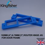 Frame Hinge Jig Router Template for 102mm (4") & 76mm (3") Standard Door Hinges