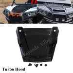 Black Plastic Turbo Hood Scoop Air Intake For Polaris All 900 RZR XP / XP4 1000
