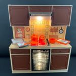 Vintage Sindy Doll Cooker Unit Kitchen Furniture Pedigree Toys 1980’s WORKING