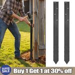 2PCS Fence Post Repair Stake 730mm – Heavy Duty Anchor for Leaning Durable