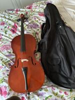 NEW 1/4 size cello. by Ammoon with soft case. 10 years old unused unfortunately.