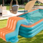 Inflatable Water Slide for Swimming Pool Park Yard Backyard Water Game Toy