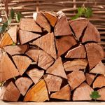 Hardwood Logs Kiln Dried Firewood  Logs Large 40L Nets - Logs 25cm long