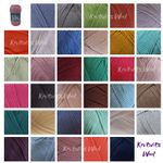 James C Brett It's 100% Pure Cotton DK Knitting Crochet Yarn, 100g - 48 Colours