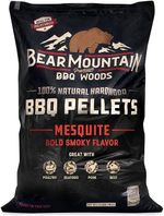 Hardwood Pellets, Bear Mountain BBQ 100% All-Natural, Mesquite Flavor (20 lb)