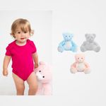 Mumbles Zippie new baby bear - Kids Soft Toy, 100% Polyester Plush